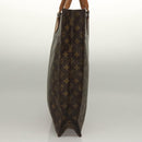 LOUIS VUITTON Monogram Sac Plat Hand Bag M51140 LV Auth 134658-3