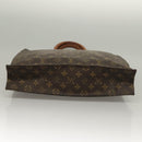 LOUIS VUITTON Monogram Sac Plat Hand Bag M51140 LV Auth 134658-5