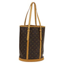 LOUIS VUITTON Monogram Bucket GM Shoulder Bag M42236 LV Auth 134662-1
