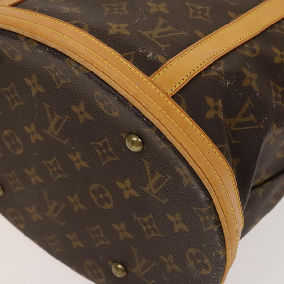 LOUIS VUITTON Monogram Bucket GM Shoulder Bag M42236 LV Auth 134662