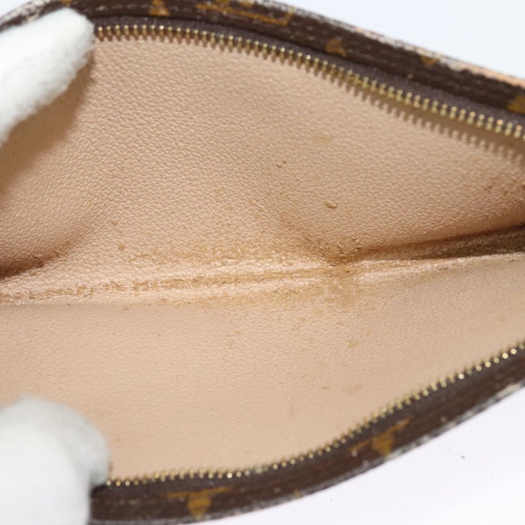 LOUIS VUITTON Monogram Bucket GM Accessory Pouch LV Auth 134663