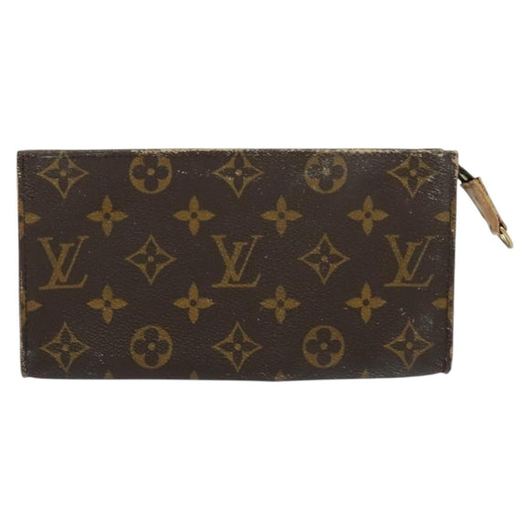 LOUIS VUITTON Monogram Bucket GM Accessory Pouch LV Auth 134663