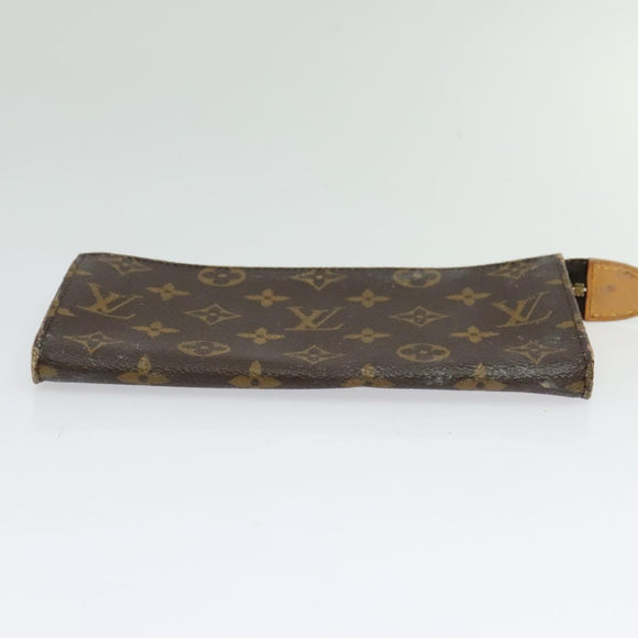 LOUIS VUITTON Monogram Bucket GM Accessory Pouch LV Auth 134663