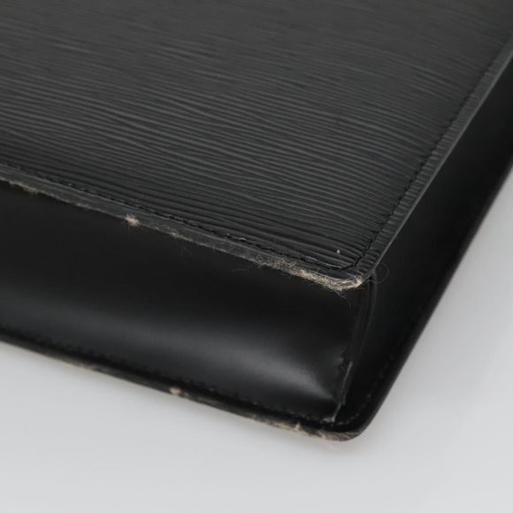 LOUIS VUITTON Epi Sac Plat Hand Bag Black M59082 LV Auth 134666