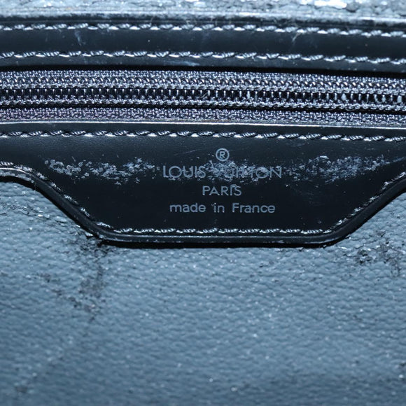 LOUIS VUITTON Epi Sac Plat Hand Bag Black M59082 LV Auth 134666