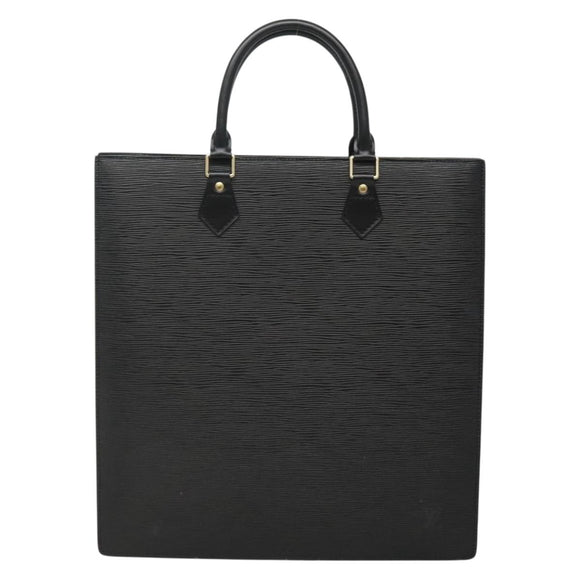 LOUIS VUITTON Epi Sac Plat Hand Bag Black M59082 LV Auth 134666