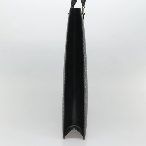 LOUIS VUITTON Epi Sac Plat Hand Bag Black M59082 LV Auth 134666