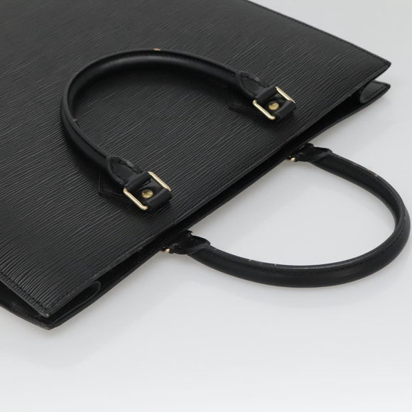 LOUIS VUITTON Epi Sac Plat Hand Bag Black M59082 LV Auth 134666
