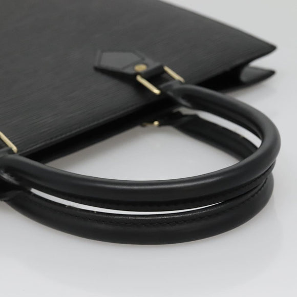 LOUIS VUITTON Epi Sac Plat Hand Bag Black M59082 LV Auth 134666