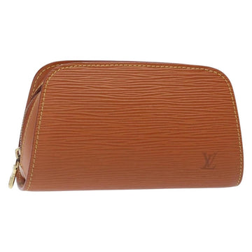 LOUIS VUITTON Epi Dauphine PM Pouch Brown M48443 LV Auth 134667