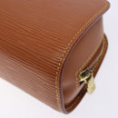 LOUIS VUITTON Epi Dauphine PM Pouch Brown M48443 LV Auth 134667-10