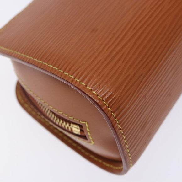 LOUIS VUITTON Epi Dauphine PM Pouch Brown M48443 LV Auth 134667