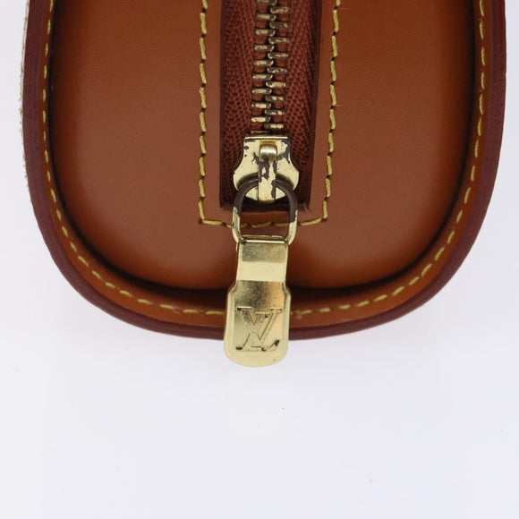 LOUIS VUITTON Epi Dauphine PM Pouch Brown M48443 LV Auth 134667
