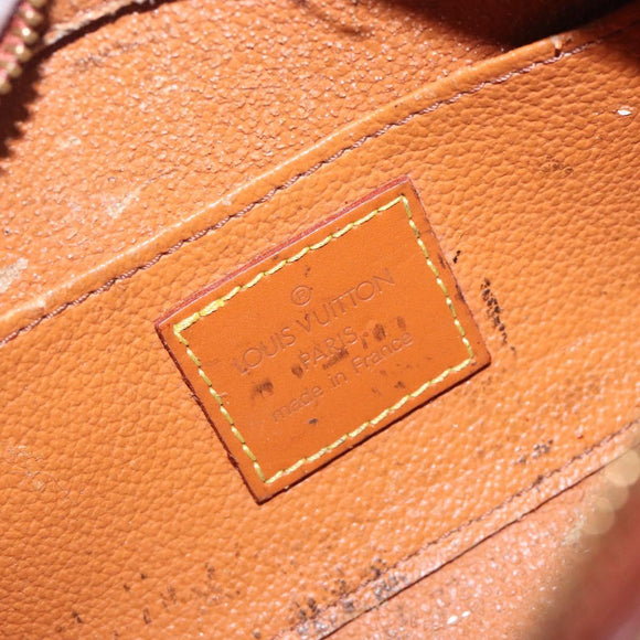 LOUIS VUITTON Epi Dauphine PM Pouch Brown M48443 LV Auth 134667