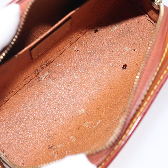 LOUIS VUITTON Epi Dauphine PM Pouch Brown M48443 LV Auth 134667