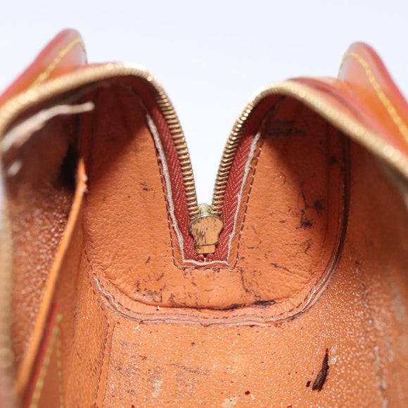 LOUIS VUITTON Epi Dauphine PM Pouch Brown M48443 LV Auth 134667