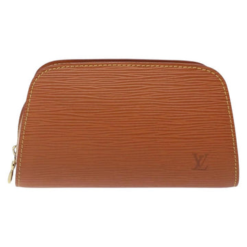 LOUIS VUITTON Epi Dauphine PM Pouch Brown M48443 LV Auth 134667 - 0