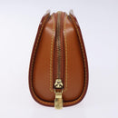 LOUIS VUITTON Epi Dauphine PM Pouch Brown M48443 LV Auth 134667-5