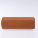 LOUIS VUITTON Epi Dauphine PM Pouch Brown M48443 LV Auth 134667-7