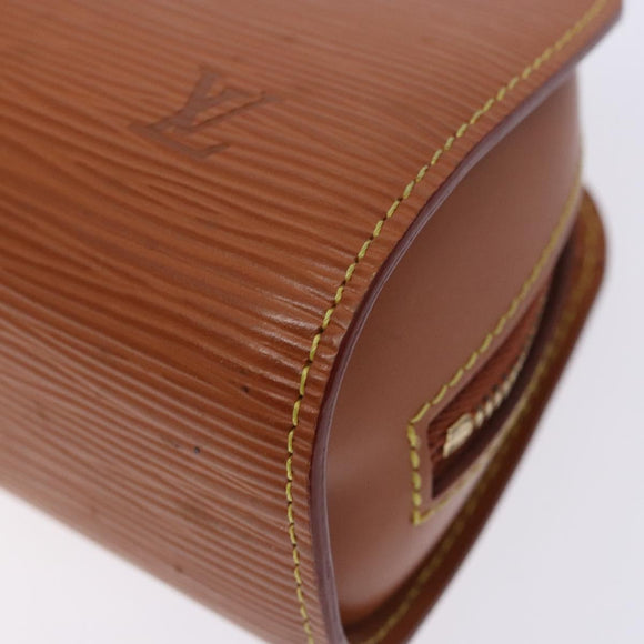 LOUIS VUITTON Epi Dauphine PM Pouch Brown M48443 LV Auth 134667