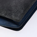 LOUIS VUITTON Epi Bicolor Varenne Hand Bag Black Blue M52385 LV Auth 134668-17