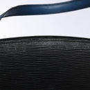 LOUIS VUITTON Epi Bicolor Varenne Hand Bag Black Blue M52385 LV Auth 134668-18