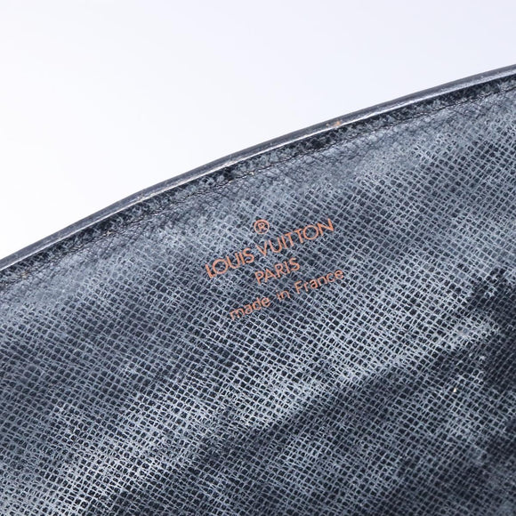 LOUIS VUITTON Epi Bicolor Varenne Hand Bag Black Blue M52385 LV Auth 134668