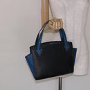 LOUIS VUITTON Epi Bicolor Varenne Hand Bag Black Blue M52385 LV Auth 134668-23