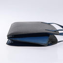 LOUIS VUITTON Epi Bicolor Varenne Hand Bag Black Blue M52385 LV Auth 134668-3