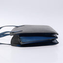 LOUIS VUITTON Epi Bicolor Varenne Hand Bag Black Blue M52385 LV Auth 134668-4