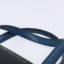 LOUIS VUITTON Epi Bicolor Varenne Hand Bag Black Blue M52385 LV Auth 134668-14