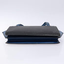 LOUIS VUITTON Epi Bicolor Varenne Hand Bag Black Blue M52385 LV Auth 134668-5