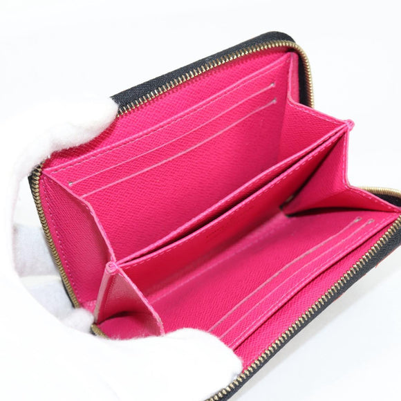 LOUIS VUITTON Monogram Multicolor Zippy Coin Purse Black M93740 LV Auth 134682V