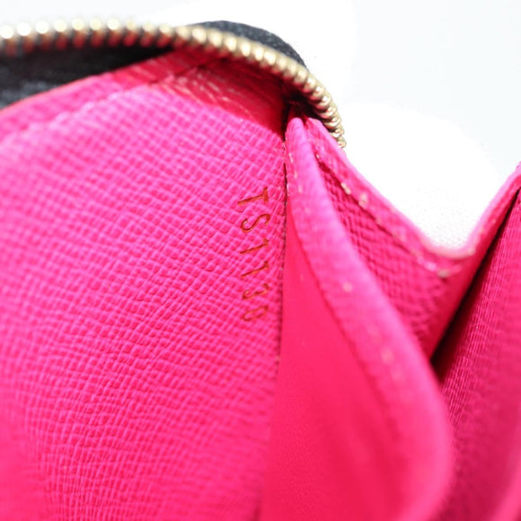 LOUIS VUITTON Monogram Multicolor Zippy Coin Purse Black M93740 LV Auth 134682V