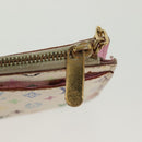 LOUIS VUITTON Monogram Multicolor Pochette Cles NM White M93734 LV Auth 134683-8