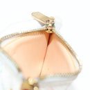 LOUIS VUITTON Multicolor Pochette Cles Coin Purse White M92655 LV Auth 134684V-18