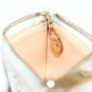 LOUIS VUITTON Multicolor Pochette Cles Coin Purse White M92655 LV Auth 134684V-19