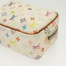 LOUIS VUITTON Monogram Multicolor Trousse Wapity White M58033 LV Auth 134685-14