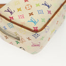 LOUIS VUITTON Monogram Multicolor Trousse Wapity White M58033 LV Auth 134685-15