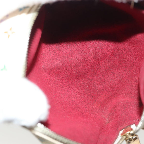 LOUIS VUITTON Monogram Multicolor Trousse Wapity White M58033 LV Auth 134685