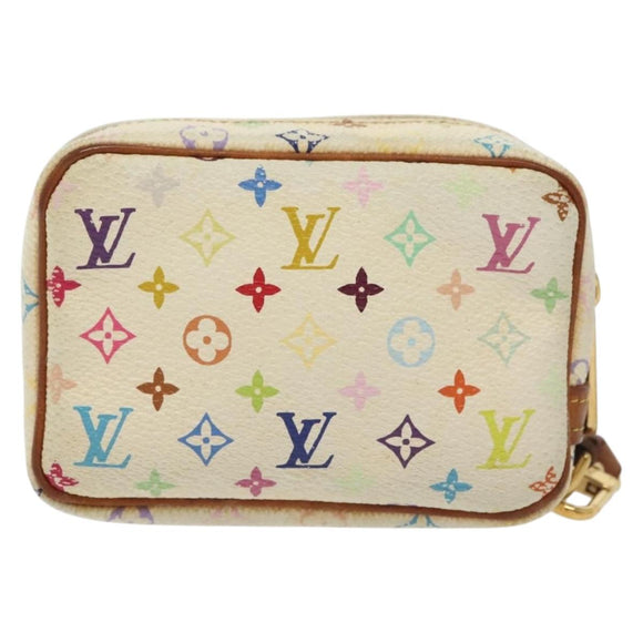 LOUIS VUITTON Monogram Multicolor Trousse Wapity White M58033 LV Auth 134685