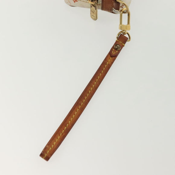 LOUIS VUITTON Monogram Multicolor Trousse Wapity White M58033 LV Auth 134685