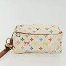 LOUIS VUITTON Monogram Multicolor Trousse Wapity White M58033 LV Auth 134685-5