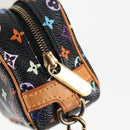 LOUIS VUITTON Multicolor Trousse Wapity Pouch Black M58034 Auth 134686V-9