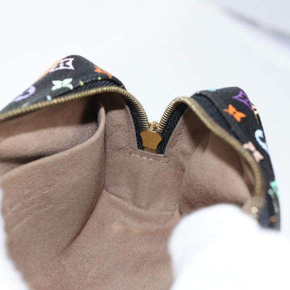 LOUIS VUITTON Multicolor Trousse Wapity Pouch Black M58034 Auth 134686V