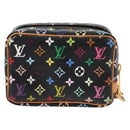 LOUIS VUITTON Multicolor Trousse Wapity Pouch Black M58034 Auth 134686V-2