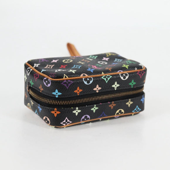LOUIS VUITTON Multicolor Trousse Wapity Pouch Black M58034 Auth 134686V