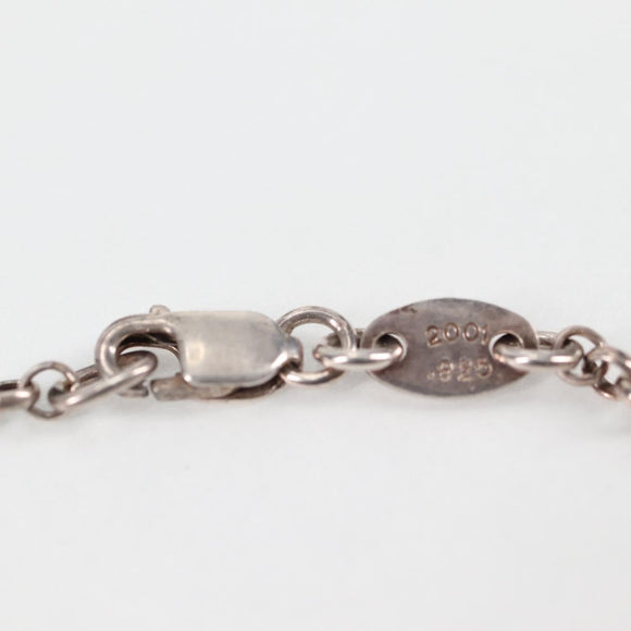 Chrome Hearts Roll Chain Halskette Ag925 Silber Auth 134688M