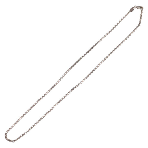 Chrome Hearts Roll Chain Necklace Ag925 Silver Auth 134688M