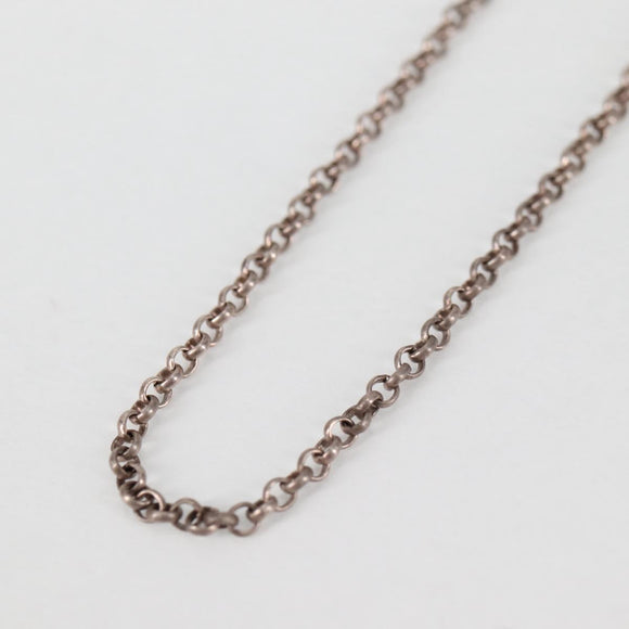 Chrome Hearts Roll Chain Necklace Ag925 Silver Auth 134688M